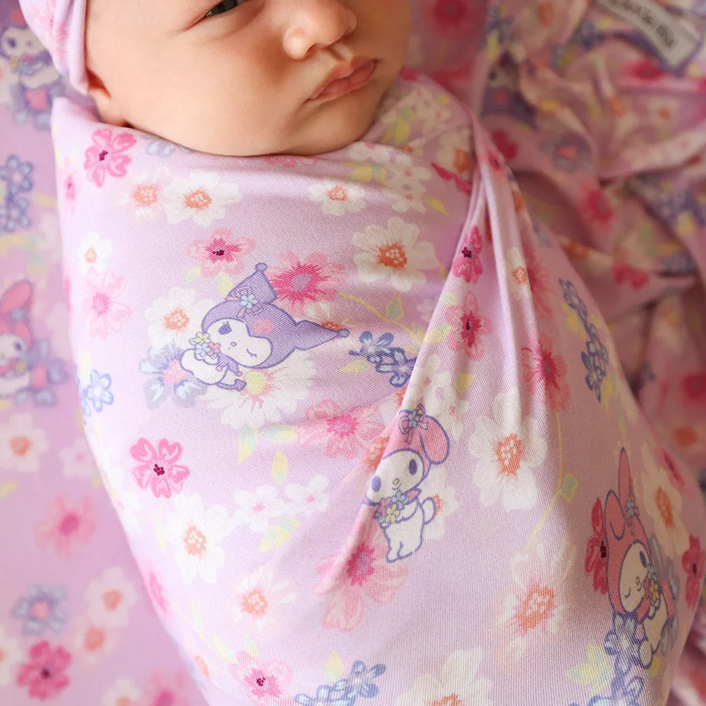 Kuromi® & My Melody® Garden Swaddle Headband Set