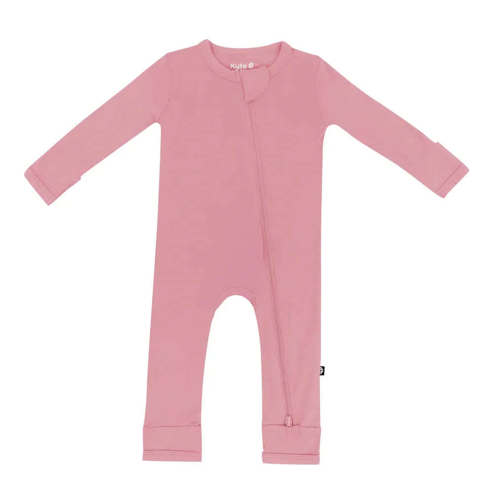 Kyte Baby Zippered Romper - Apple Blossom