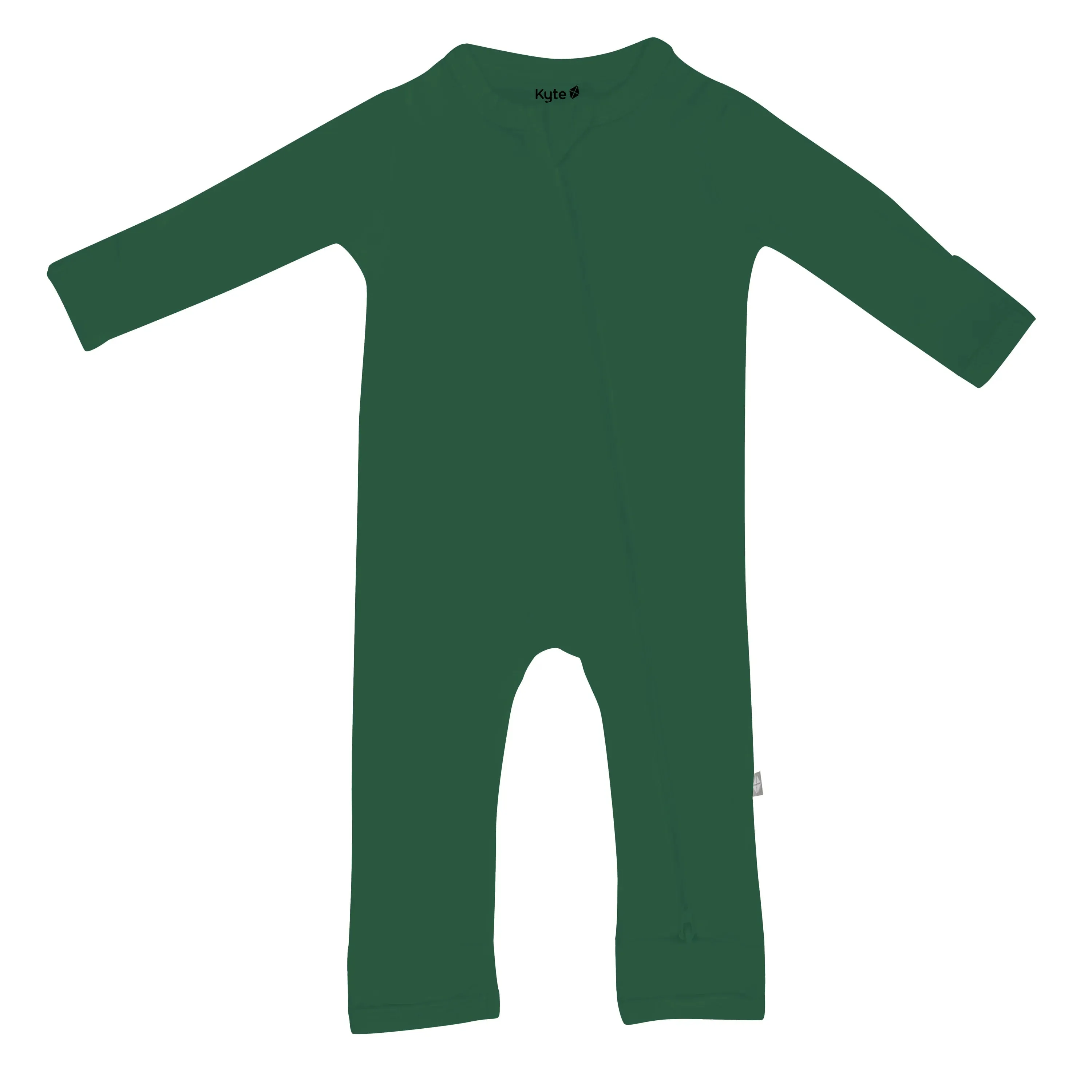 Kyte Baby Zippered Romper - Forest