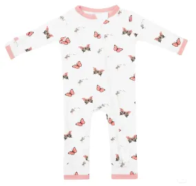 Kyte Baby Zippered Romper in Butterfly