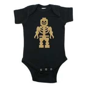 Lego Man Skeleton Short Sleeve Bodysuit