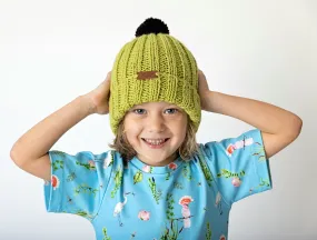 Lime Green  | Merino Wool Beanie | Size 000 - 4