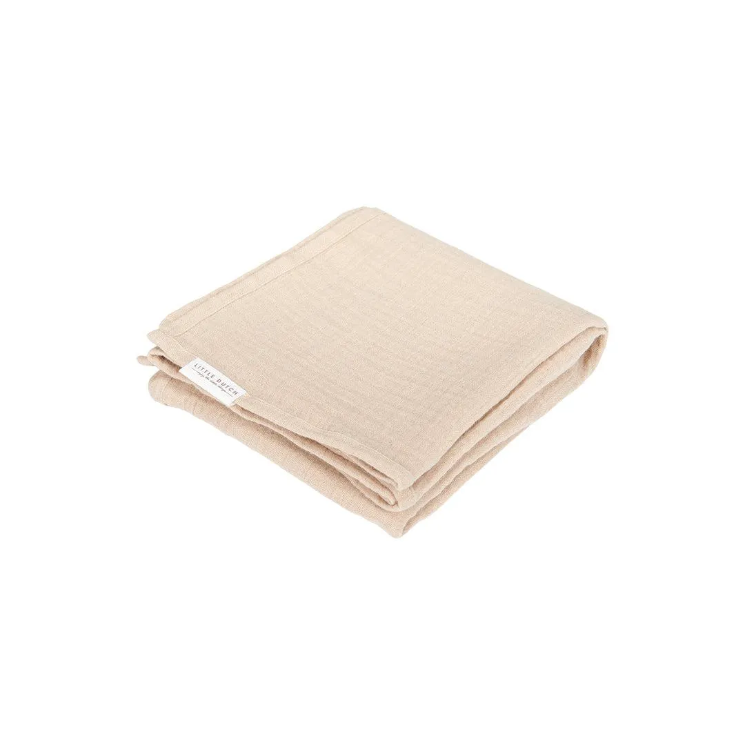 Little Dutch Muslin Swaddles Set - Baby Bunny/Beige