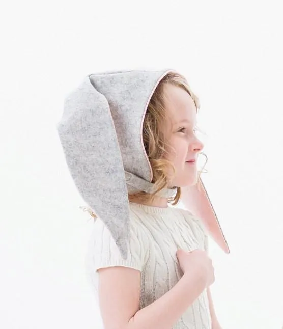 Littlegoodall Luxe Grey Bunny Hat