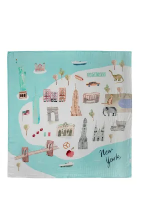 Loulou Lollipop Muslin Swaddle - New York