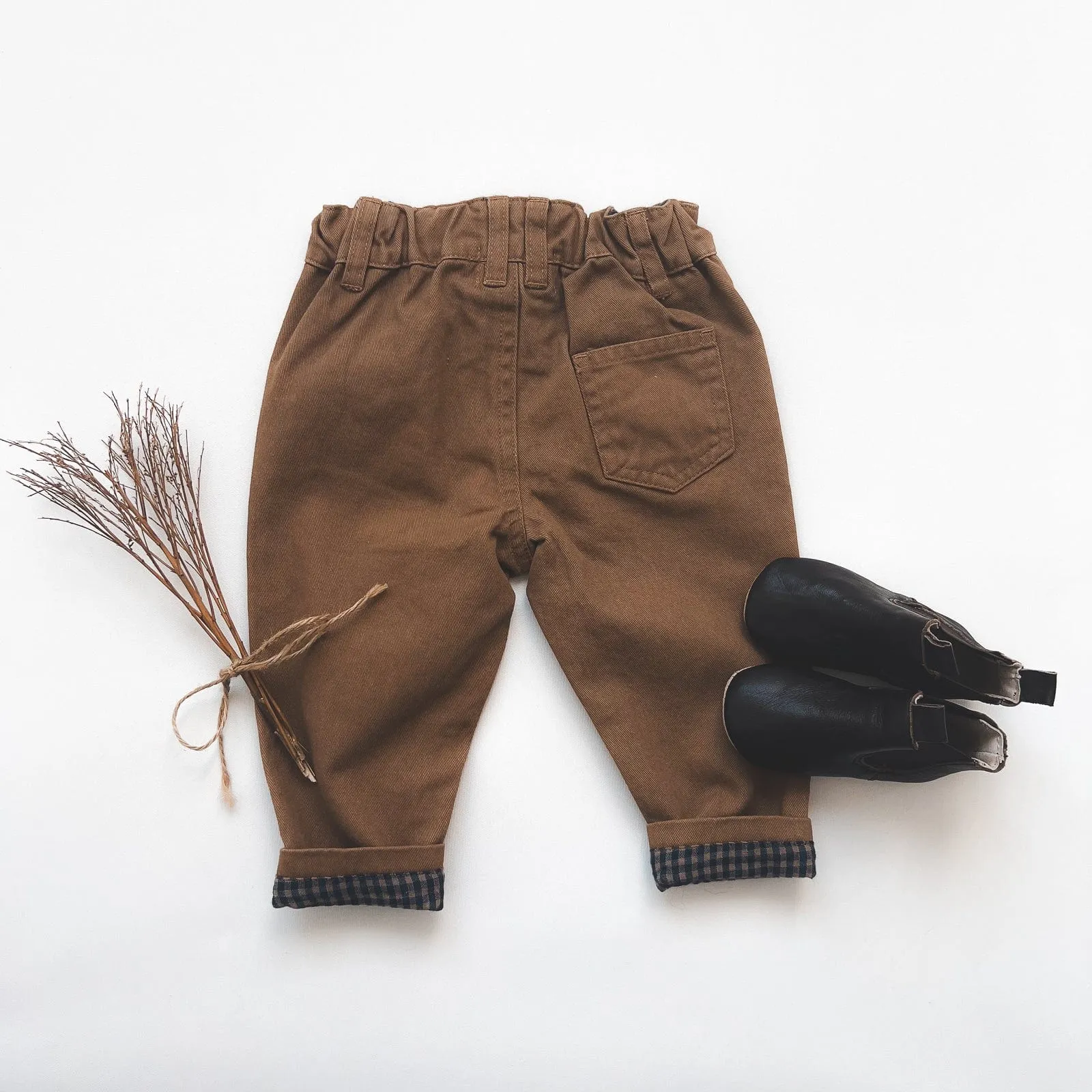Love Henry Baby Boys Chino Pant (Brown)