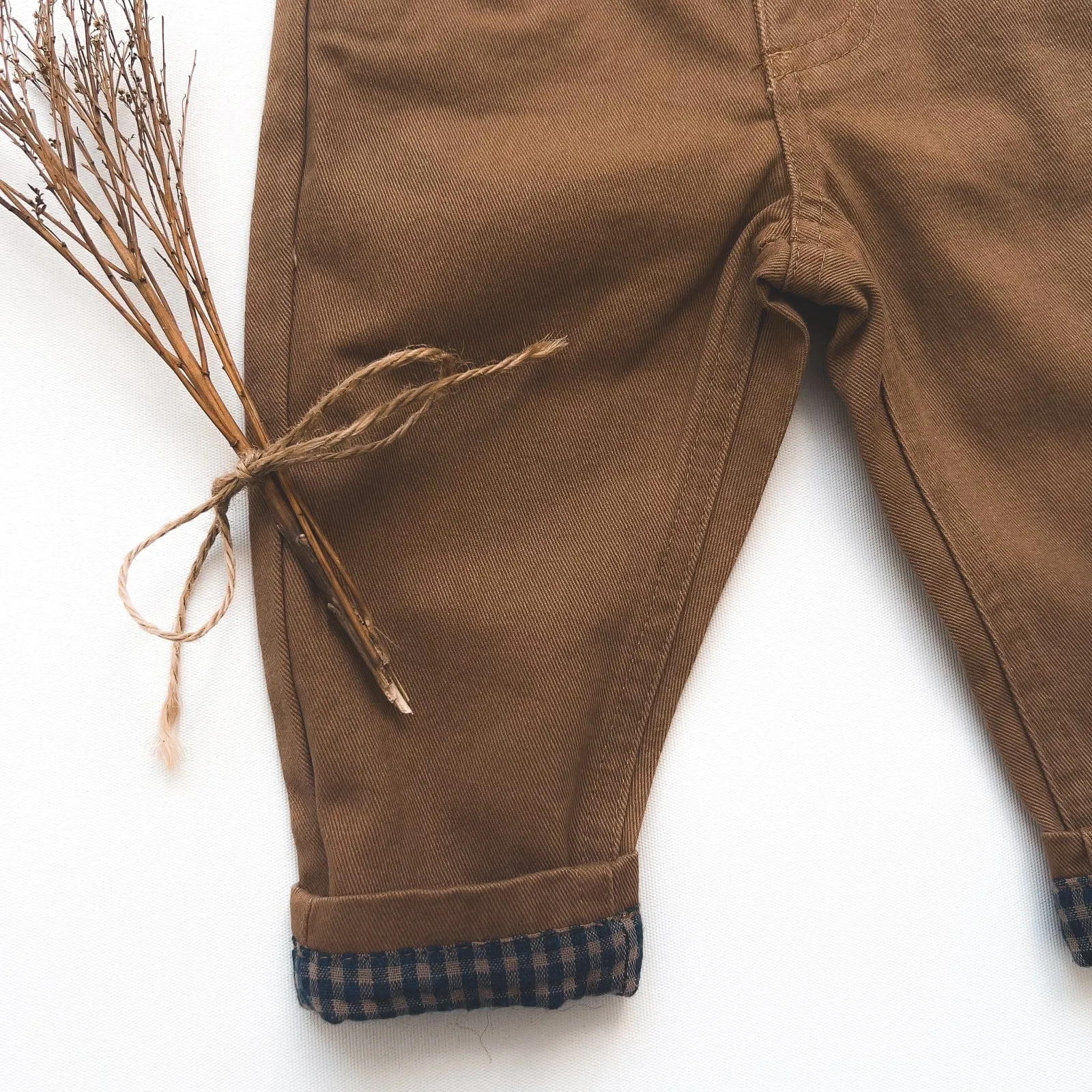 Love Henry Baby Boys Chino Pant (Brown)