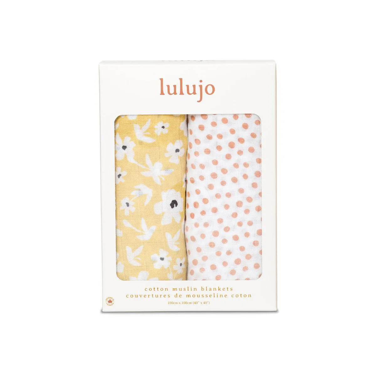 Lulujo Cotton Muslin Blanket (Set of 2)