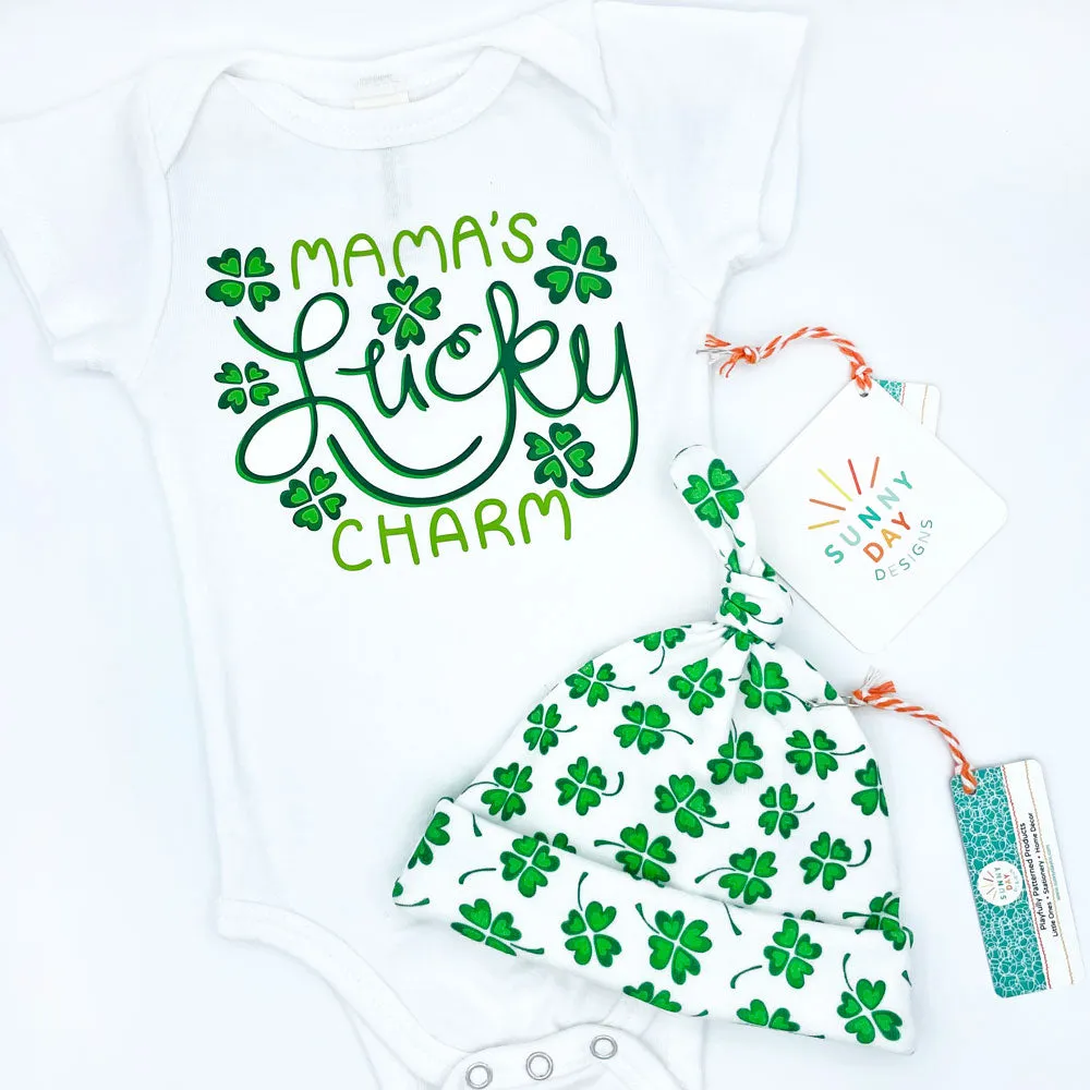 Mama's Lucky Charm Baby Onesie - Organic Cotton