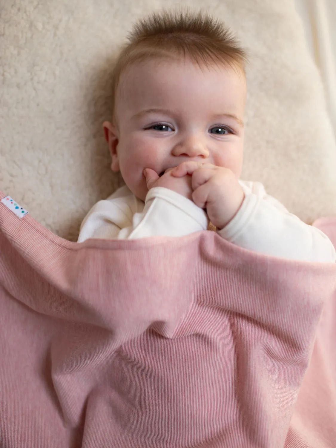 Merino   Organic Cotton Baby Swaddle Blanket