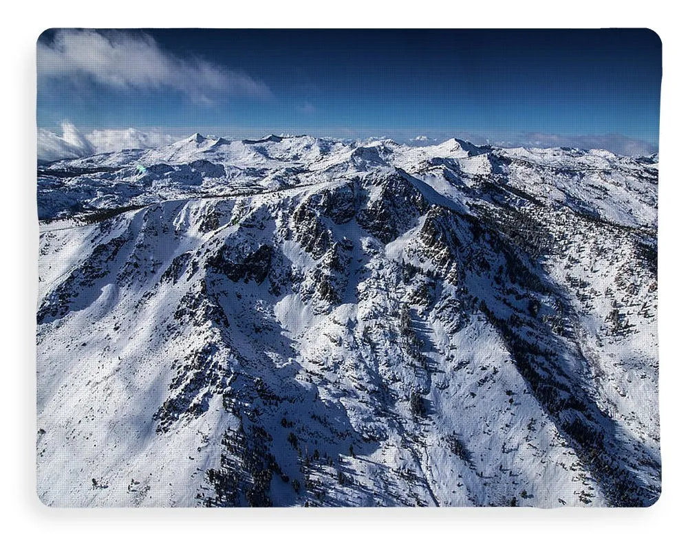 Mt Tallac Winter Aerial - Brad Scott - Blanket