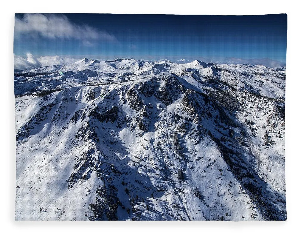 Mt Tallac Winter Aerial - Brad Scott - Blanket