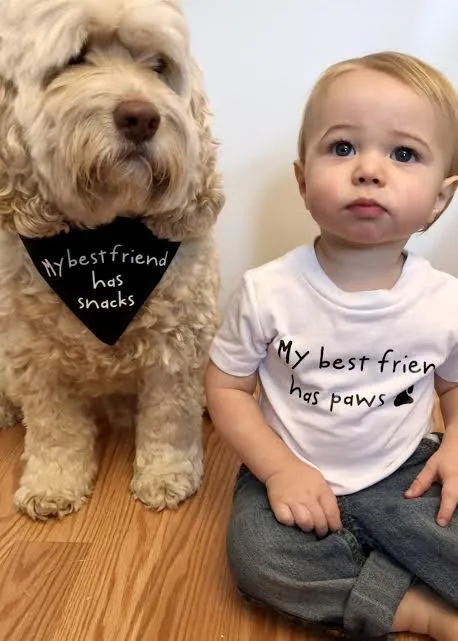 My Best Friend Has Paws Micro tee