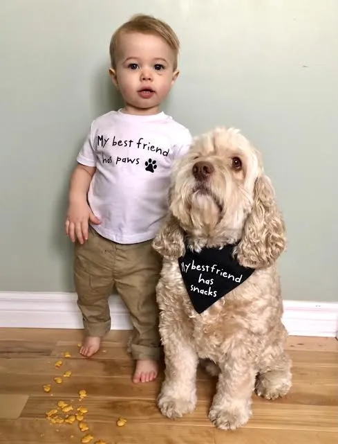 My Best Friend Has Paws Micro tee