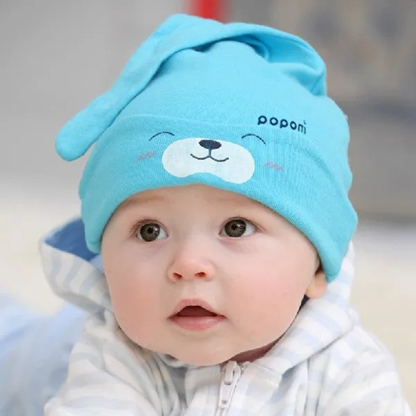 New mult-color Cartoon Baby Toddlers Cotton comfort Sleep Cap Headwear Cute Hat