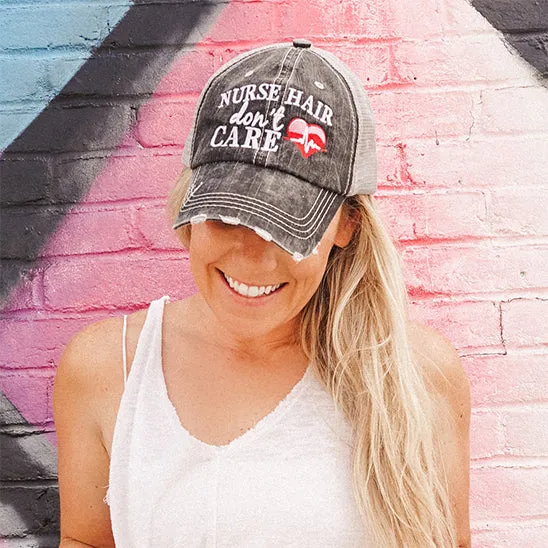 Nurse Hair Don't Care Wholesale Trucker Hats