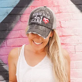 Nurse Hair Don't Care Wholesale Trucker Hats