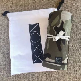 Olive Camouflage | Swaddle/Baby Blanket