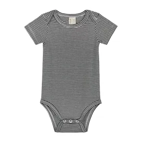 Onesie Baby Nearly Black / Off White