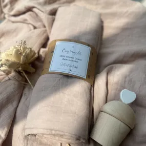 Organic Cotton Baby Swaddle | Lullaby Moon