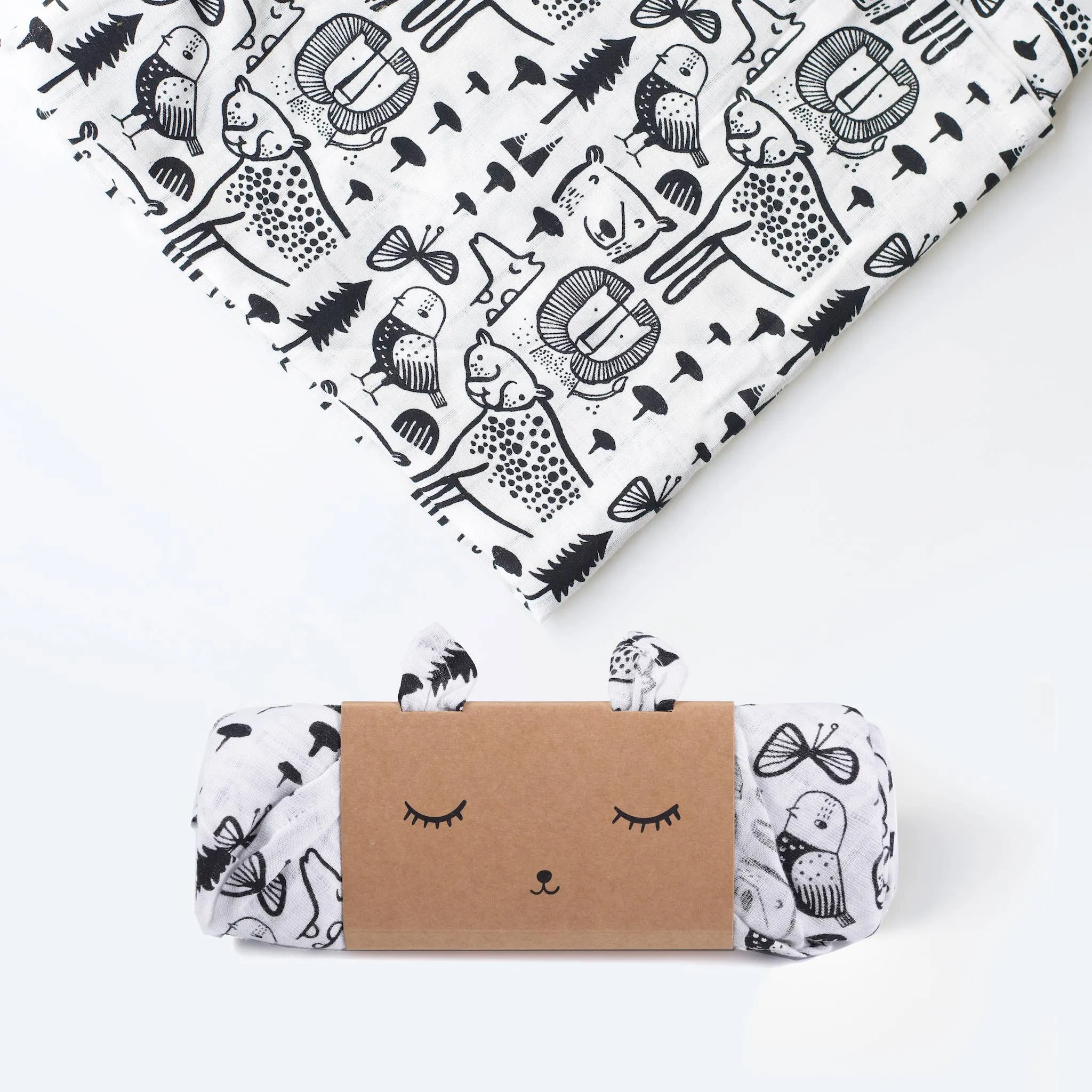 Organic Muslin Swaddle - Wild