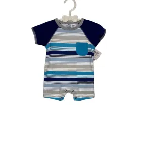 Paper Airplane & Stripe Romper Set