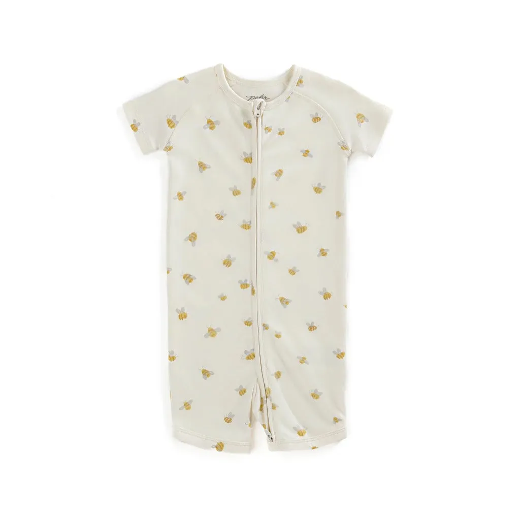 Pehr Short Sleeve Sleeper - Busy Bee