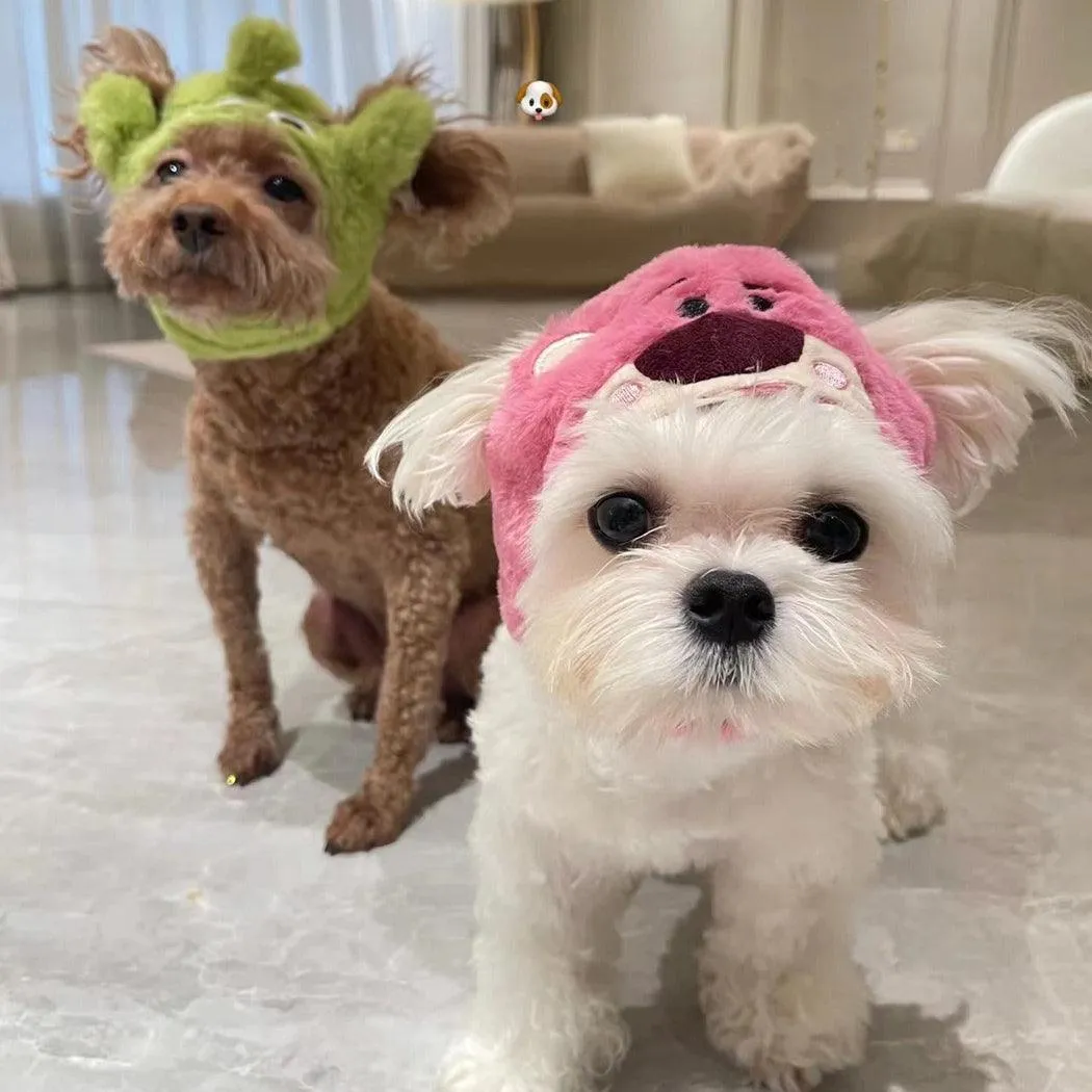 Pet Adjustable Hat with Ear Holes for Cats and Dogs - Monster