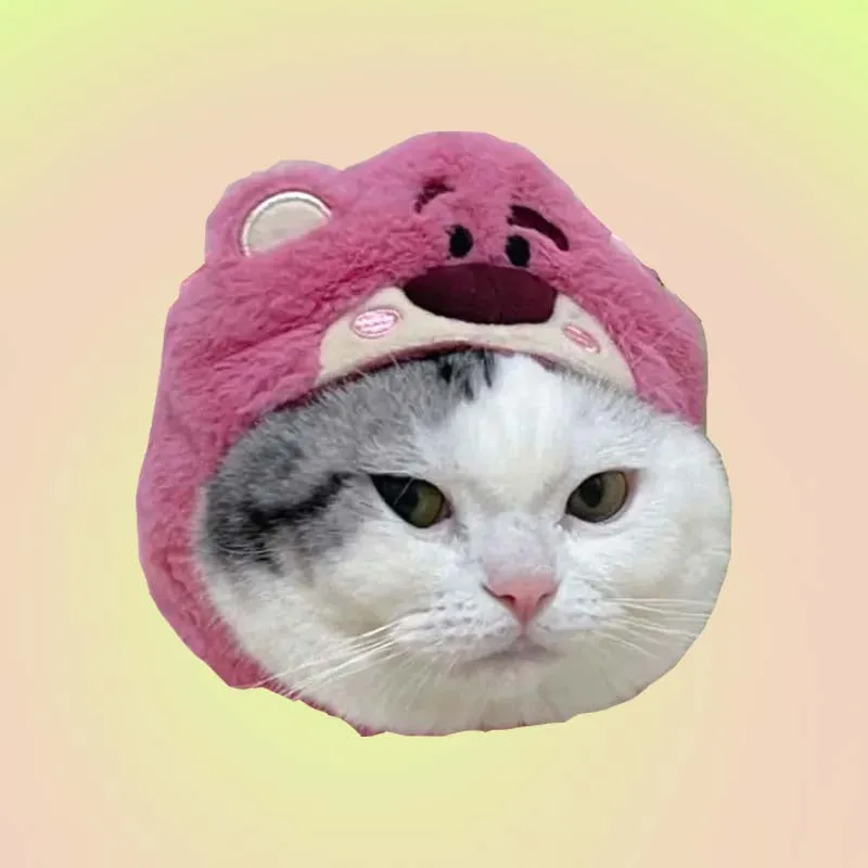 Pet Adjustable Hat with Ear Holes for Cats and Dogs - Monster