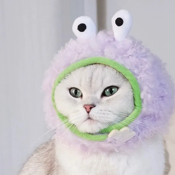Pet Adjustable Hat with Ear Holes for Cats and Dogs - Monster