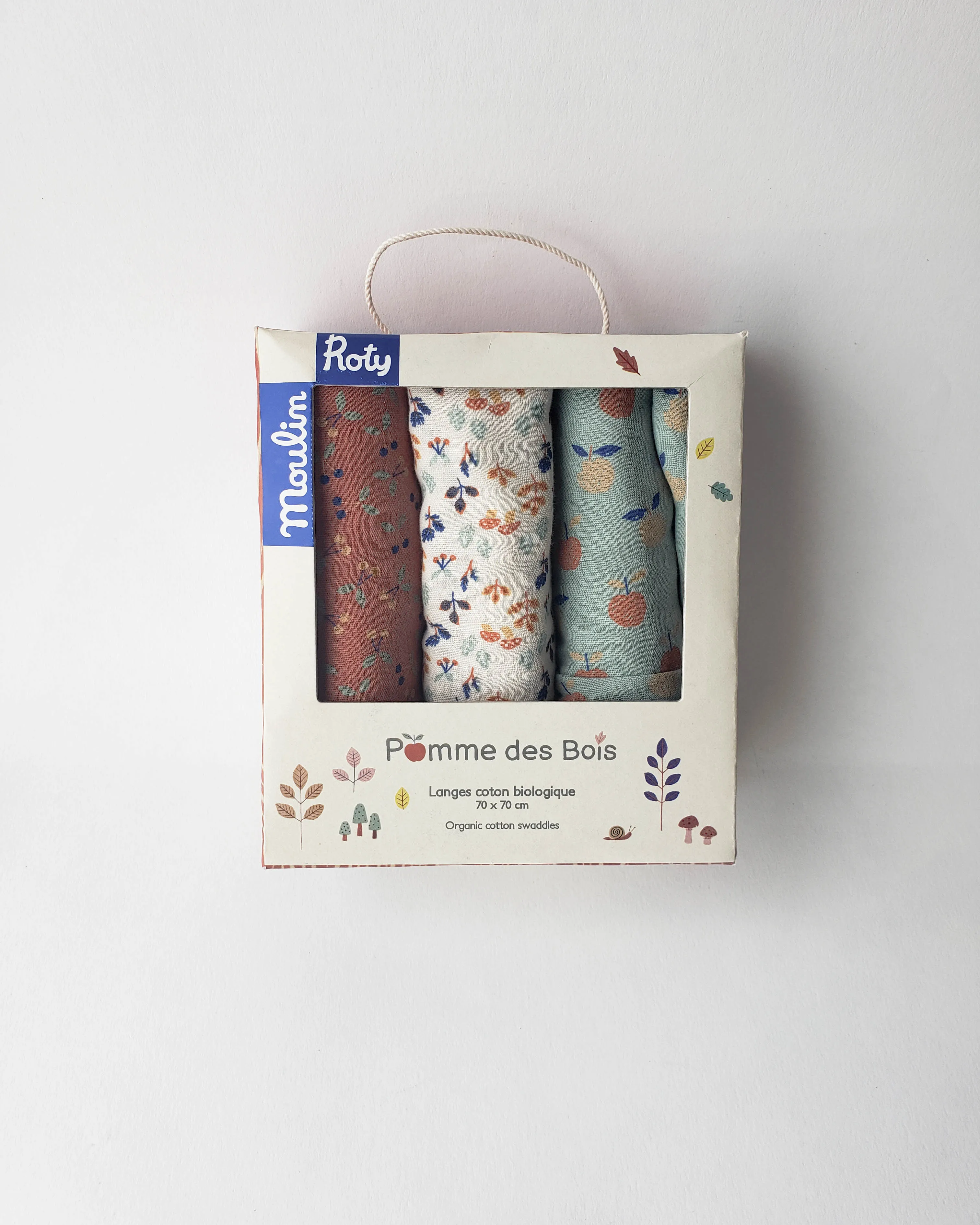 Pomme des Bois — Organic Cotton Swaddles