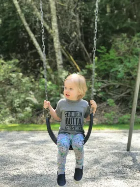 Portage and Main “Straight Outta Gibsons” Tees and Onesies