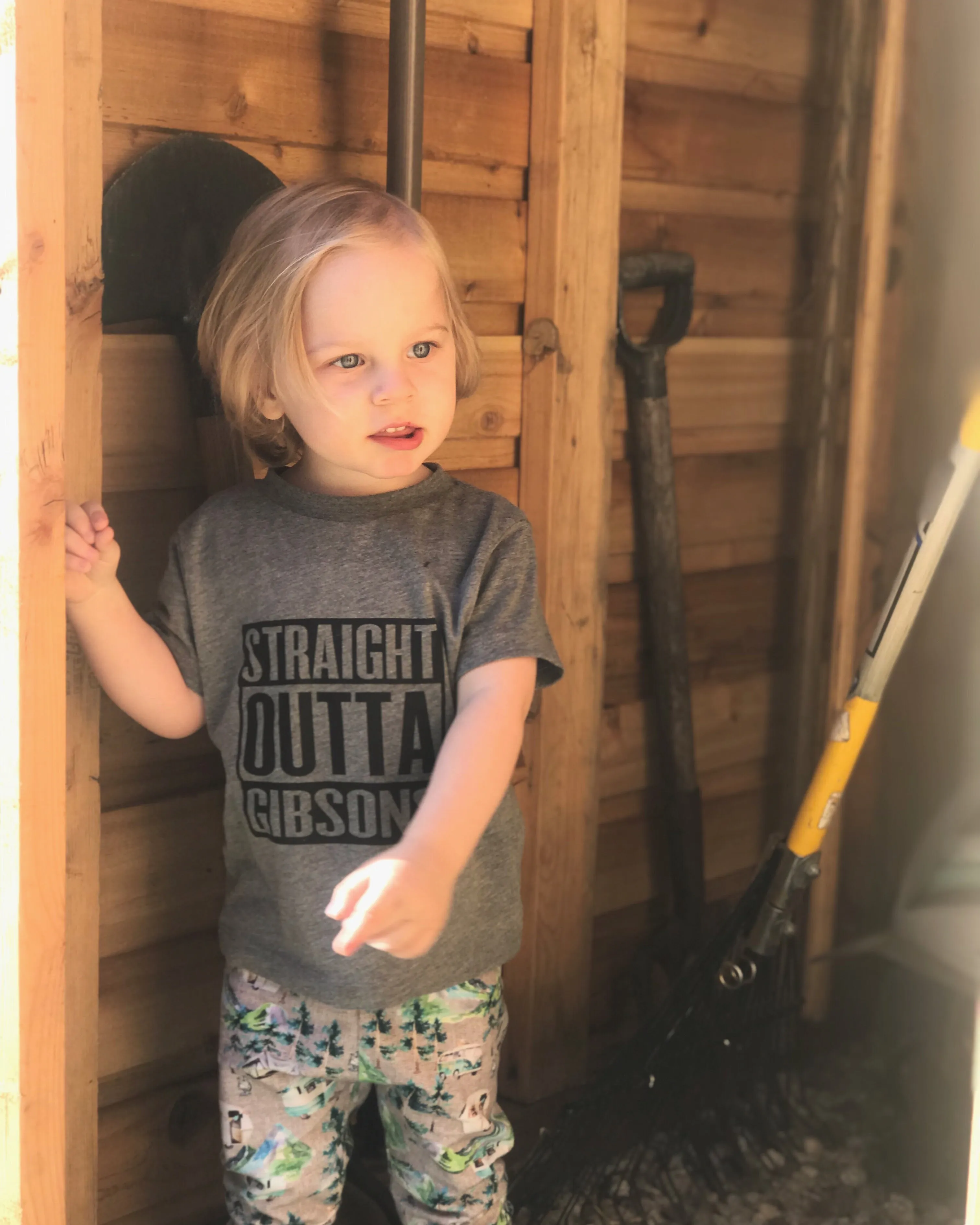 Portage and Main “Straight Outta Gibsons” Tees and Onesies