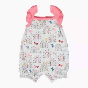 Rainbow Love Flutter Romper
