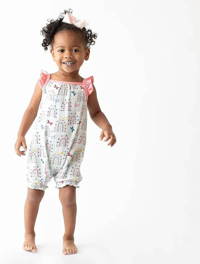 Rainbow Love Flutter Romper