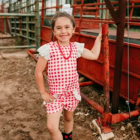 Red & White Shirt Toddler (2T-5T)