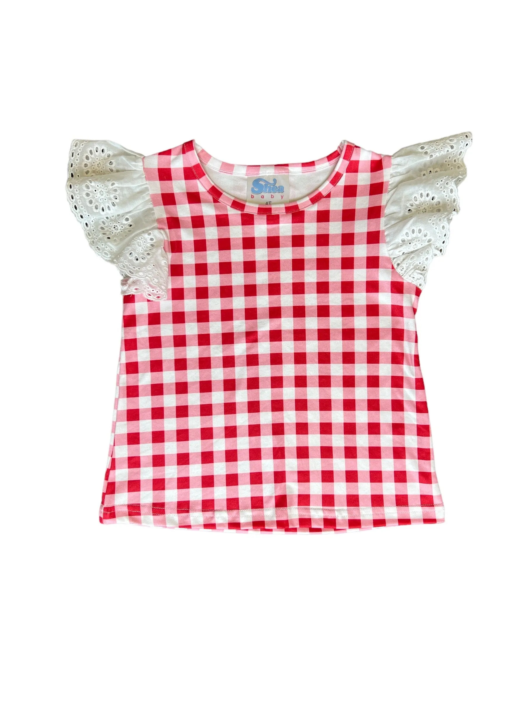 Red & White Shirt Toddler (2T-5T)