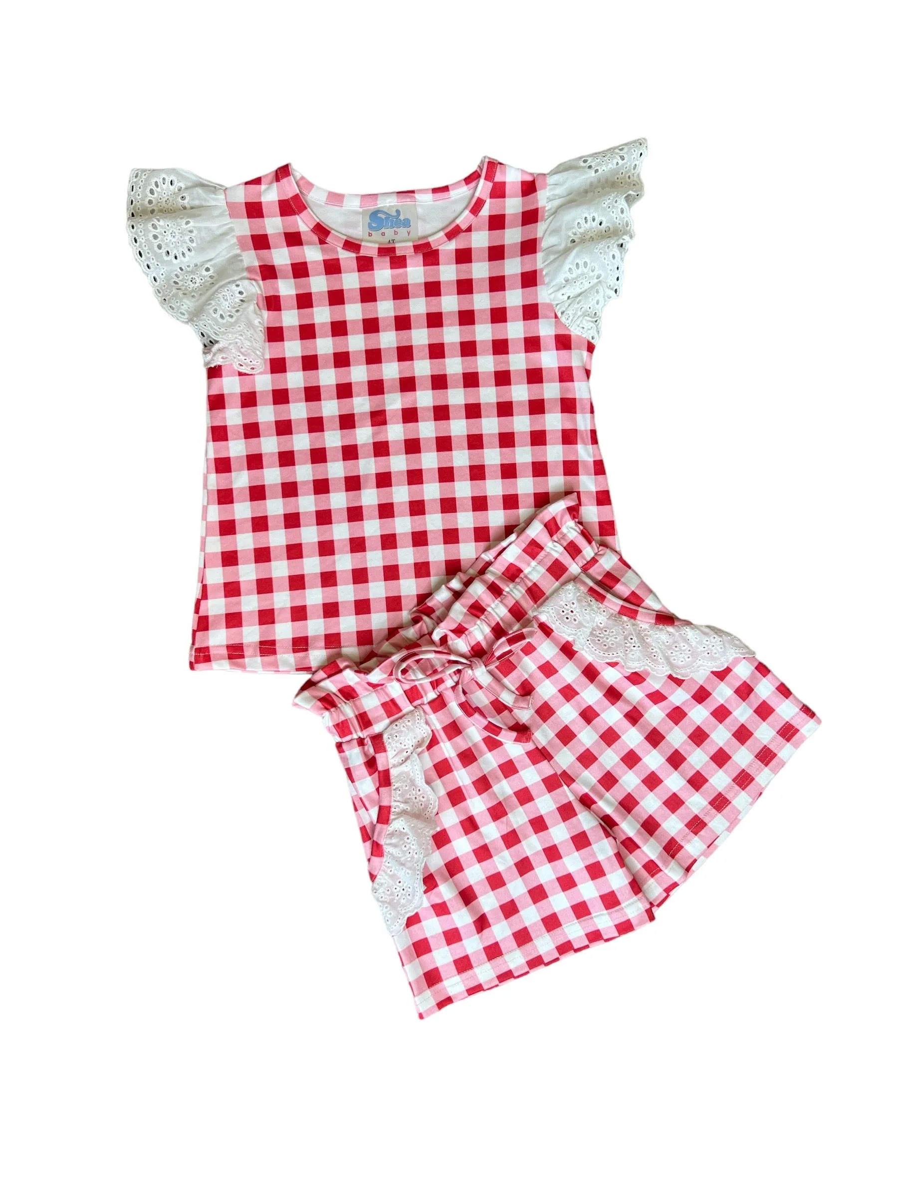 Red & White Shirt Toddler (2T-5T)