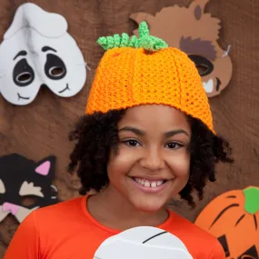 Red Heart Crochet Pumpkin Hat
