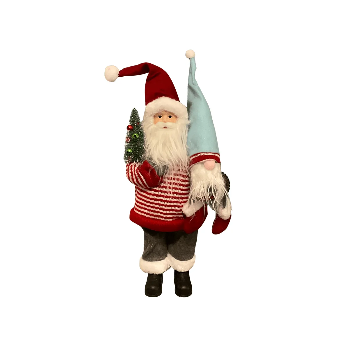 Santa and Vintage Reindeer