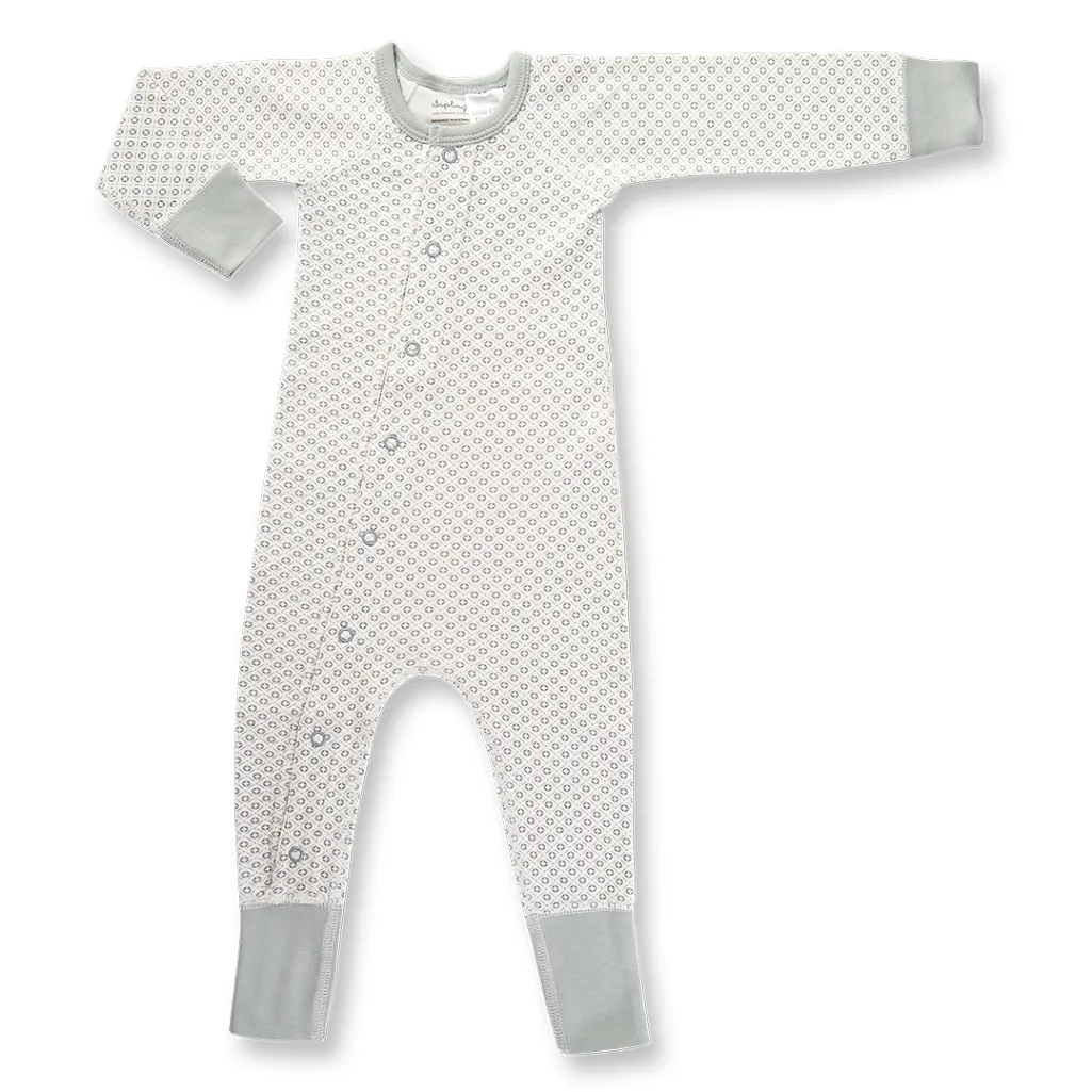 Sapling Child Organic Dove Grey Romper