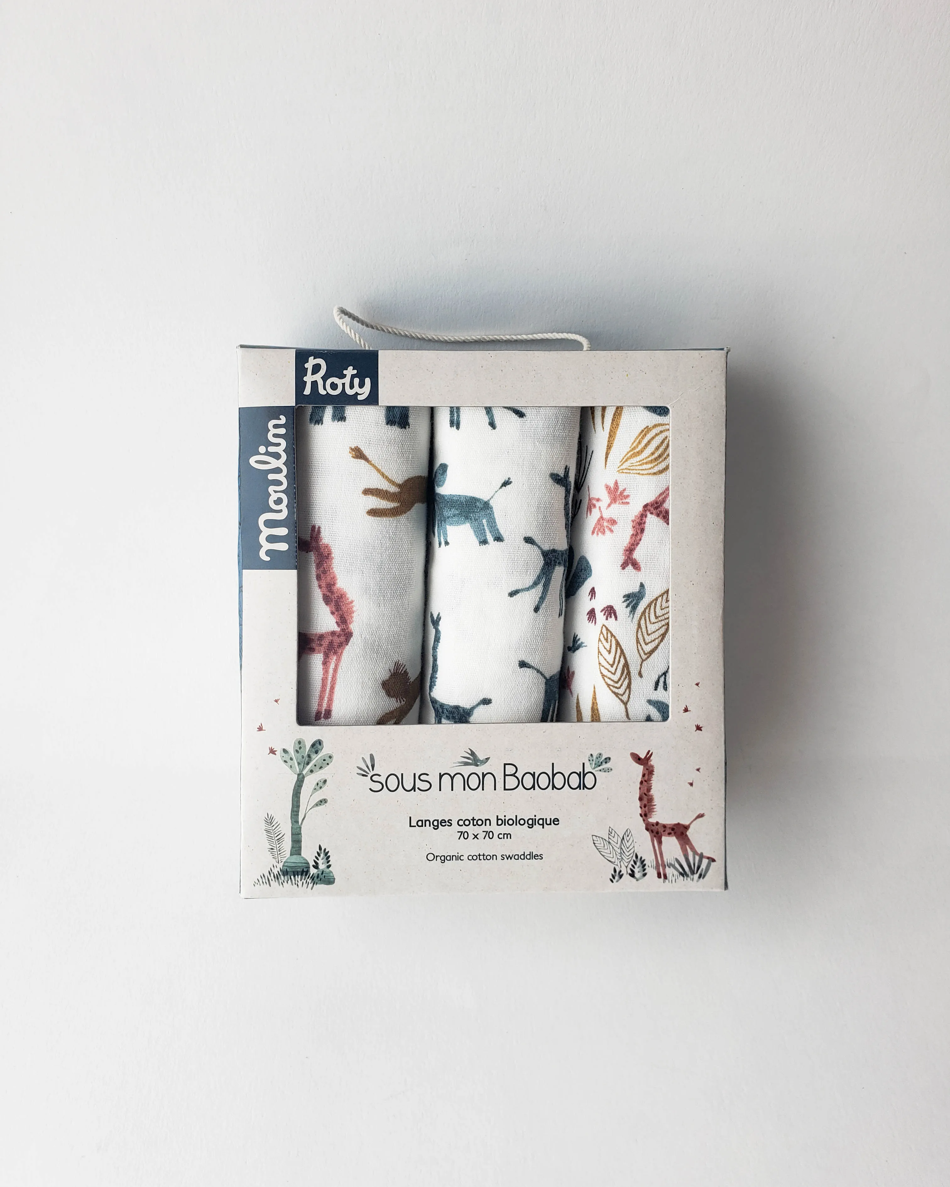 Sous mon Baobab — Organic Cotton Swaddles