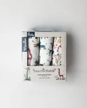 Sous mon Baobab — Organic Cotton Swaddles