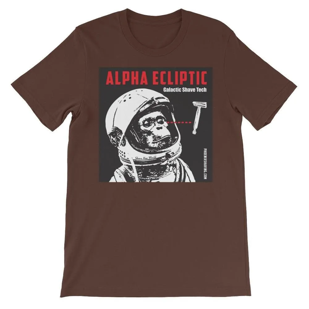 Space Monkey Unisex short sleeve t-shirt - Phoenix Shaving Collection
