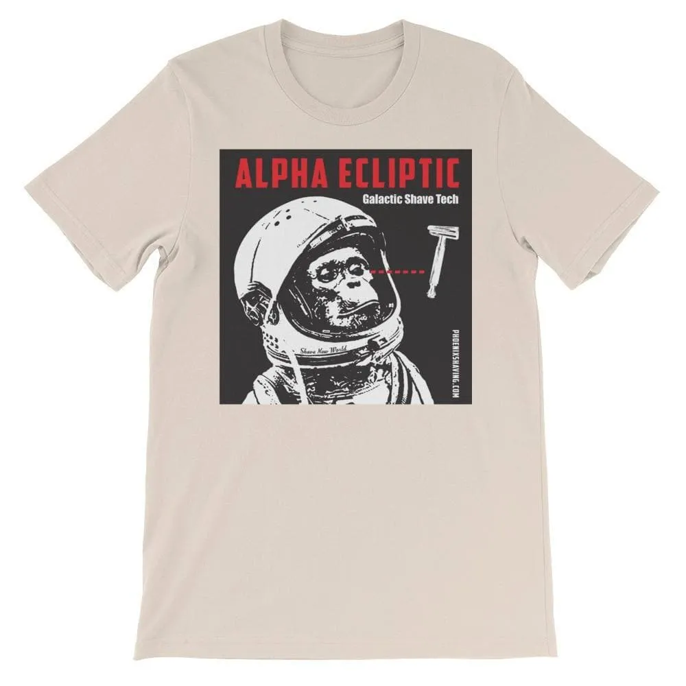 Space Monkey Unisex short sleeve t-shirt - Phoenix Shaving Collection