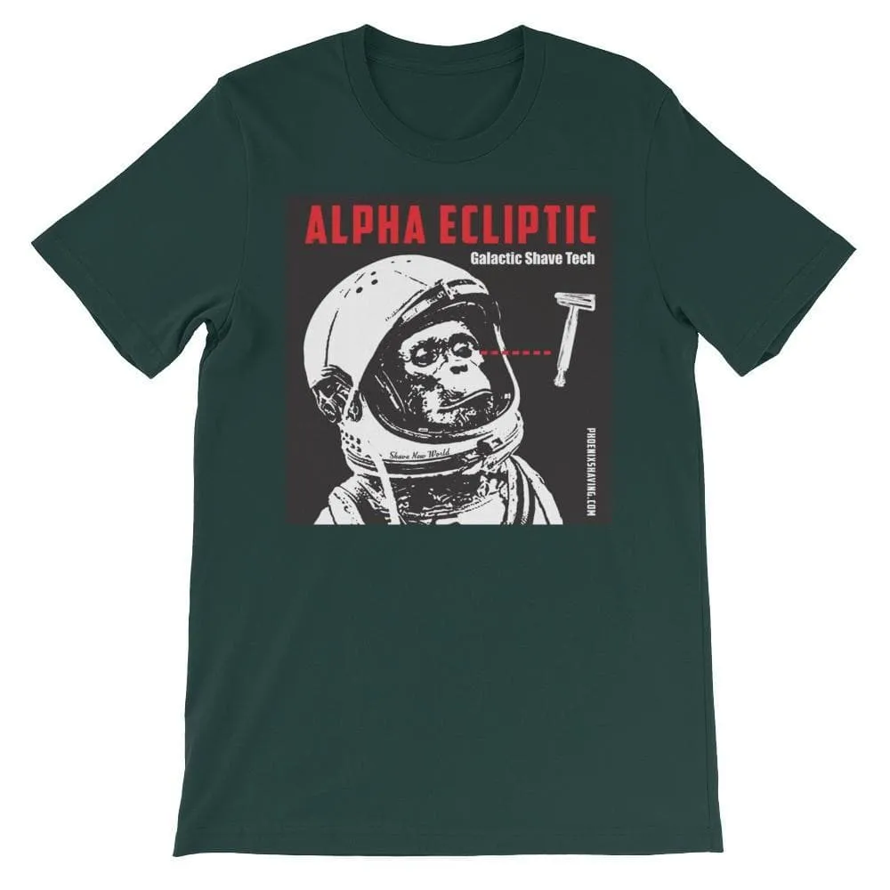 Space Monkey Unisex short sleeve t-shirt - Phoenix Shaving Collection