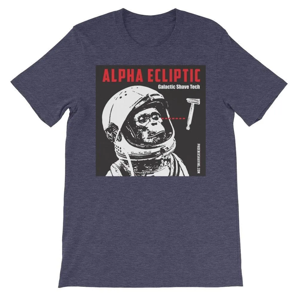 Space Monkey Unisex short sleeve t-shirt - Phoenix Shaving Collection