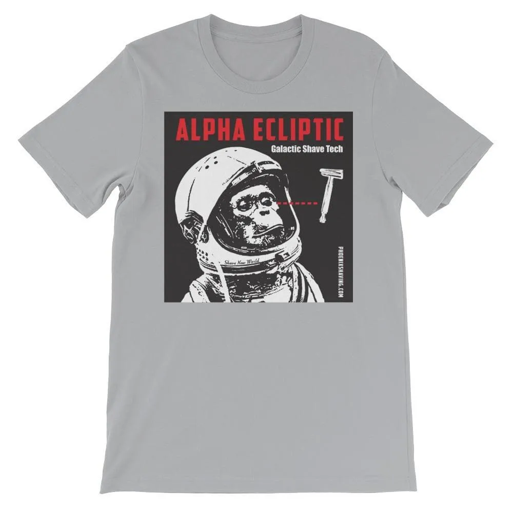 Space Monkey Unisex short sleeve t-shirt - Phoenix Shaving Collection