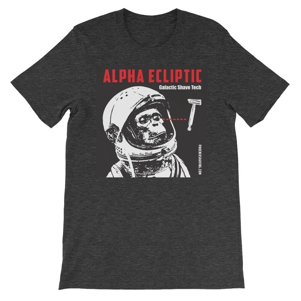 Space Monkey Unisex short sleeve t-shirt - Phoenix Shaving Collection