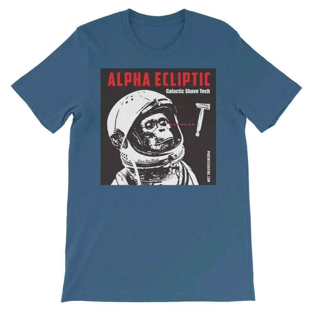 Space Monkey Unisex short sleeve t-shirt - Phoenix Shaving Collection